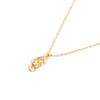 Cadena de clavícula de moda elegante más vendida de verano de lujo ligero con incrustaciones de diamantes chapada en oro collar de chanclas para mujer Venta al por mayor