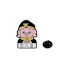 Insignia Homófona de Viaje al Oeste, Cuatro Personajes de la Historia, Pin Esmaltado Versión Q, Accesorio de Moda de Nicho para Entusiastas, Fuente de Suministro