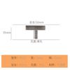 Manijas Cuadradas Extensibles de Acero Inoxidable Transfronterizas para Puertas de Gabinete, Manijas Cuadradas de Lujo Ligero para Cajones de Gabinete de Cocina y Armarios al por Mayor