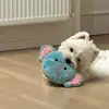 Frisbee de peluche para mascotas, juguete para perro con sonido de papel crujiente, lindo e interactivo, duradero y resistente a la masticación, especializado para la limpieza de dientes y el entrenamiento