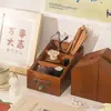 Suporte de Celular com Controle Remoto de Cabeceira Organizador de Mesa Caixa de Armazenamento para Batom e Perfume Porta-Pincéis de Maquiagem Porta-Canetas Caixa de Lápis para Mesa
