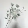 Simulação de folhas de maçã Simulação de folhas de plantas verdes Folhas de seda de eucalipto Folhas de dinheiro Casamento Cerimonial Hall Arranjo de Flores