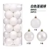 Árvore de Natal Dourada, Prateada e Vermelha Bolas de Natal Brilhantes 3cm-8cm em um Balde, Enfeites de Bola de Natal Vazios de Plástico Galvanizado