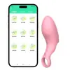 Mano APP Vibrador de Dedo Huevo Vibratorio para Punto G Masajeador de Preliminares Control Remoto Juguete Femenino