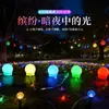 Luzes de Corda G50 Bola de Bolha Solar para Acampamento Luzes Decorativas Externas Impermeáveis Luzes de Atmosfera para Jardim Pátio