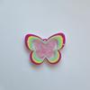 Accesorios de joyería DIY con forma de mariposa hueca de acrílico, nuevos pendientes de mariposa multicolor, llavero, accesorios al por mayor
