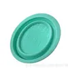 Tazón de Limpieza Plegable de Silicona para Esponjas de Maquillaje, Beauty Blender, Brochas de Maquillaje, Herramienta de Limpieza, Tazón de Limpieza Plegable Ovalado de Silicona
