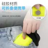 Cubrezapatos de Silicona Impermeables para Días Lluviosos, Engrosados, Antideslizantes, Suela Resistente al Desgaste, Cubrezapatos de Lluvia para Hombres y Mujeres, Uso en Exteriores para Adultos y Niños, Cubrezapatos a Prueba de Lluvia