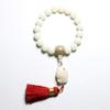 Adornos creativos para coche Jade Blanco Bodhi tallado de fruta de marfil pez adornos para coche accesorios para coche joyería de cuentas para palanca de cambios al por mayor