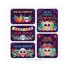 Tela de fondo para el Día de Muertos, decoración de ambiente para fiestas de festivales mexicanos, a prueba de viento, impermeable, que no se decolora Tela de fondo para el Día de Muertos