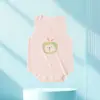 Macacão Body Romper para Bebês de 3 a 18 Meses, Estilo Verão Fino, Design Triângulo Sem Costura, Personalizável