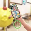 Adecuado para fundas de iPhone, Correa de muñeca juvenil con disipación de calor, Nuevo estilo de anime de silicona, Simple y divertido para hombres y mujeres