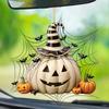 Llavero Colgante de Acrílico de Calavera de Vaquero Occidental Transfronterizo Etiqueta para Espejo Retrovisor de Coche Halloween