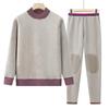 Traje Térmico de Abuela Ropa de Otoño Engrosada con Forro Polar para Mujeres de Mediana Edad y Mayores Pantalones de Otoño Camisa de Soporte para Señoras Mayores