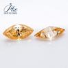 Olho de cavalo Champagne 0,3~4 quilates Moissanite Pedra nua VVS Joias Pedra principal com certificado GRA e código de cintura