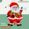 Nueva Serie de Decoración para Fiesta Navideña Mini Muñeco de Nieve, Anciano, Reno, Árbol de Navidad Globos de Papel de Aluminio Serie Navideña