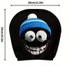 Funda de Reposacabezas para Coche con Estampado de Calavera Negra de Comercio Exterior Transfronterizo, Estilo Elástico Universal, Funda de Reposacabezas para Coche Original y Divertida