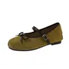 Sapatos Mary Jane Retro com Laço para Aumentar a Altura para Mulheres 2026 Novos Sapatilhas de Verão para Combinar com Saias Sapatos de Salto Baixo