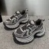Zapatillas de Plataforma Estilo Dad para Mujer 2026 Nuevo Primavera y Otoño Estilo Coreano Versátiles Malla Transpirable Suela Gruesa Deportivas Casuales