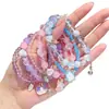 Pulseras para Niños, Pulseras de Cristal para Niñas, Pulseras para Niñas, Pulseras de Perlas, Juguetes de Piedras Preciosas de Alta Gama, Regalos para el Día del Niño