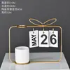 Luminária de Mesa Personalizada Simples Nórdica Luz Noturna de Calendário Criativa Display Mesa Sala de Estar Quarto Decoração Enfeites