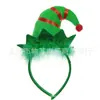 Accesorios para el cabello de niños europeos y americanos sombrero de elfo diadema de Navidad Halloween divertido tocado de decoración navideña europea y americana en stock lote
