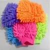 Luvas de limpeza em chenille, luvas para lavar carro, espessadas e densas, absorventes de água, veludo dupla face, remoção de manchas domésticas, remoção de poeira, pano resistente à sujeira