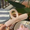 Pinza para el pelo estilo coreano, nueva llegada, pinza grande para la cola de ponda de gran altura, pinza para el pelo sencilla, pinza para el pelo con hebilla de lazo de alta gama para mujer.