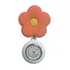 Reloj de Bolsillo de Enfermera con Flor de Colores Hebilla Fácil de Tirar Retráctil Lindo Creativo Estudiante Examen Reloj Fabricante Stock Listo