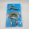 Extensión de grifo pistola rociadora de acero inoxidable pistola de agua para limpieza a alta presión boquilla potenciadora de baño compañero de inodoro bidé