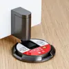 Sin perforaciones a prueba de viento no magnético succión puerta de baño trasera anti-colisión mecánica succión de puerta ajustable fuerte puerta toque largo