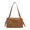 Bolsa de almohada simple nueva transfronteriza bolso de hombro grande casual versátil bolso de mano de diseño retro versátil