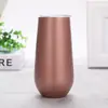 Amazon Artículos Esenciales Copa de Champaña Acero Inoxidable Copa de Vino Tinto Copa de Cerveza 6oz Copa de Vino con Aislamiento al Vacío Taza de Cáscara de Huevo
