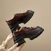 Zapatos Mocasines Retro Británicos 2026 de Suela Gruesa, que Aumentan la Altura, Ultraligeros, sin Cordones para Mujer, Casuales, Versátiles, Cómodos, Zapatos de Canguro