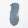Meias Masculinas de Verão Malha Fina Respirável Antiderrapante Meias Cano Baixo Cor Sólida Meias de Algodão Masculinas de Boca Rasa Invisíveis Todas as Ocasiões Meias Masculinas