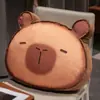 Almofada de Cabeceira Torrada Bolsa Macia Encosto Grande Travesseiro de Cintura para Escritório Travesseiro Biscoito Gato Capivara Almofada de Sofá