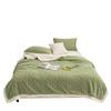 Manta de Invierno de Borreguito Franela Coral Sofá Manta para Siesta Chal de Oficina Aire Acondicionado Manta Pequeña Estilo Coreano