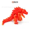 Série de Monstros Crocodilo Impressos em 3D Godzilla Brinquedo Articulado Decoração Artesanato Transfronteiriço Presente Ornamento