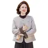Chaqueta de Moda Ajustada para Mujer 2026 para Primavera, Otoño e Invierno, Nuevo Abrigo Versátil de Talla Grande Holgado con Cuello Redondo