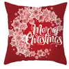 Fronha de Almofada de Rena de Natal para Comércio Exterior Fronha de Almofada Doméstica Amazon Transfronteiriça Tecido Fronha de Almofada de Sofá