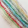 Rueda de cristal con cuentas de agujero pasante corte fino tierras raras fabricantes mayoreo joyería hecha a mano DIY pulsera collar cuentas sueltas