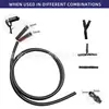Manguera de Boquilla de Chorro de Agua para Coche, Tubo de Boquilla de Chorro para Limpiaparabrisas Trasero, Manguera de Goma Engrosada Antihielo con Conector