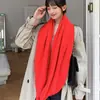 Bufanda Versátil del Fabricante para Mujer, Bufanda de Lana Tejida para Otoño e Invierno, Color Sólido, Protector de Cuello Cálido, Protección contra el Frío Normcore, Estilo Normcore