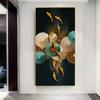 Pintura de pendurar para entrada sala de estar de luxo moderno corredor final mural de fantasia peixe de nove caudas nove peixes pintura decorativa