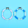 Pulsera de Personaje de Anime Japonés Transfronteriza Linda Sanrio Kuromi Moda con Cuentas Magnética Amistad Joyería de Pareja