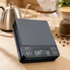 Báscula electrónica inteligente multi-modo de mano para pesar café, café italiano, recargable, temporizador automático, temporizador digital