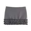 Estilo Europeo y Americano Transfronterizo 2026 Nueva Moda Elegante Amazon para Mujer al por Mayor Falda Multicapa con Volantes Ultracorta