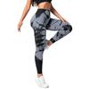 Mallas ajustadas de cintura alta, elásticas, transpirables, con efecto tie-dye, para yoga, fitness, deportes, 2022