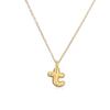 Aogu cross-border venda quente banhado a cobre banhado a ouro 26 Inglês letras pingente colar feminino INS nicho personalizado cadeia de clavícula