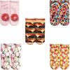 Calcetines de Gato con Dedo Medio, Flamenco, emoji, Impresión 3D, base de unicornio, gato, transferencia de calor, personalizados, calcetines Harajuku